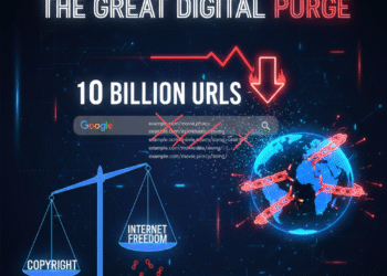 Infographic: Google removed 10+ billion URLs since 2012 impacting internet freedom, SEO rankings, and copyright enforcement statistics visualization