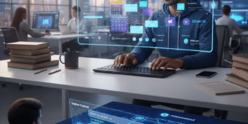 AI productivity apps for 2026 displayed on a smartphone and laptop interface
