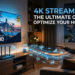 Your Wi-Fi signal is not strong You have too many things using the internet at the same time Your router is old There are things that are interfering with your internet connection and 4K streaming.
