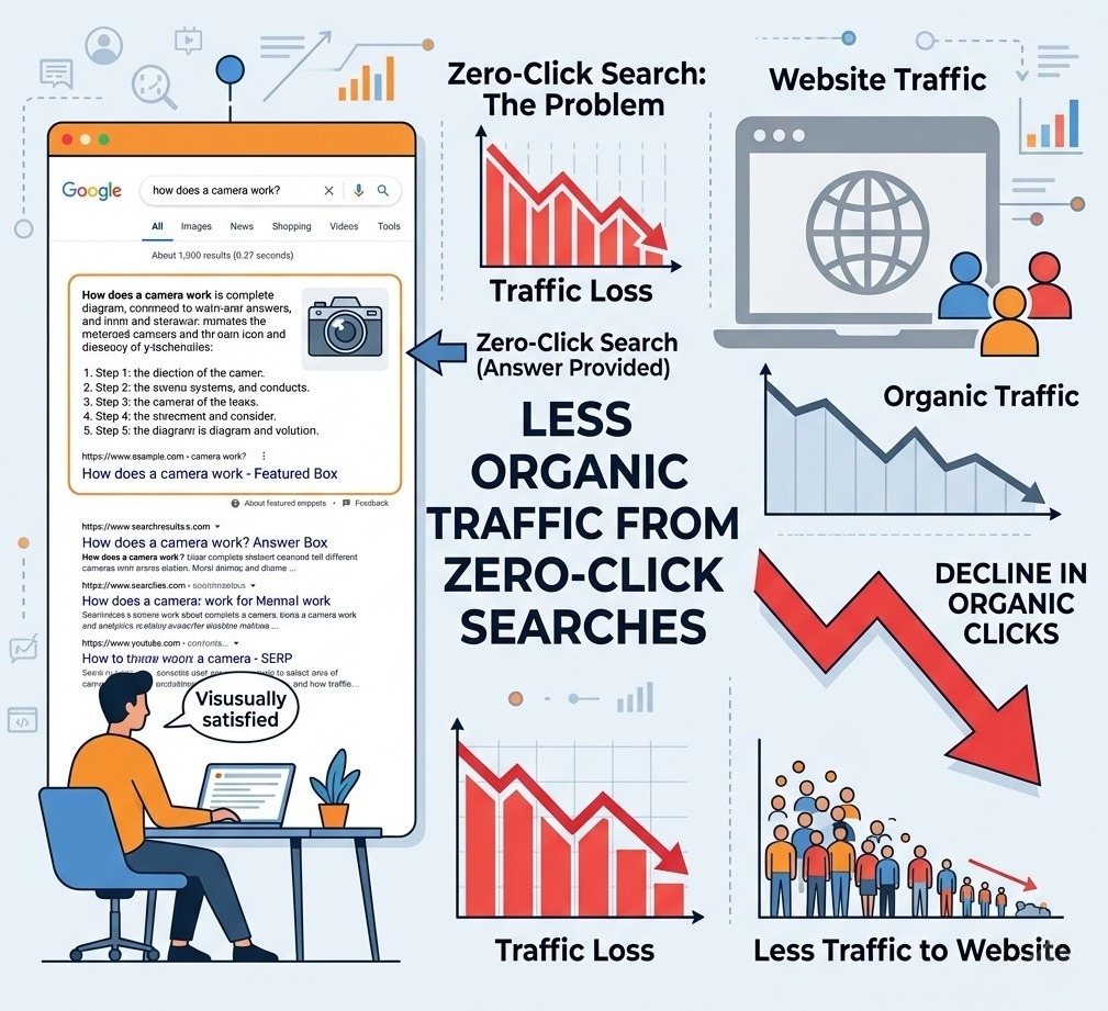 📉 Impact of Search Generative Experience (SGE) on Bloggers